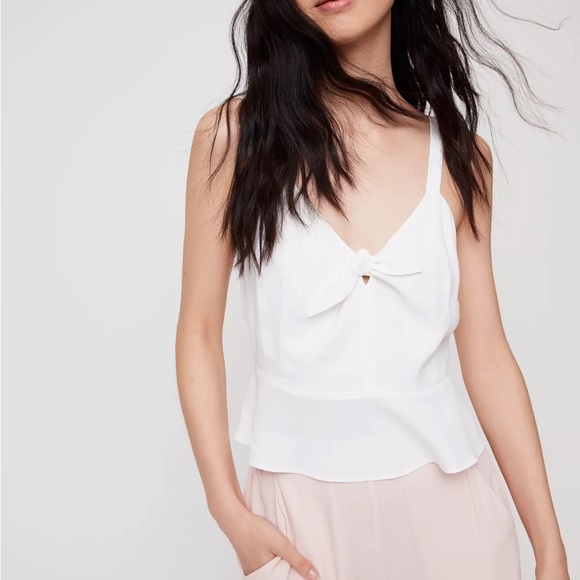 Wilfred Yellow Gold Bow Tank | Aritzia - Picture 2 of 6